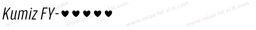 Kumiz FY字体转换